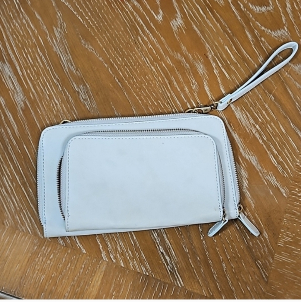 Joy Susan Cream Wristlet Clutch